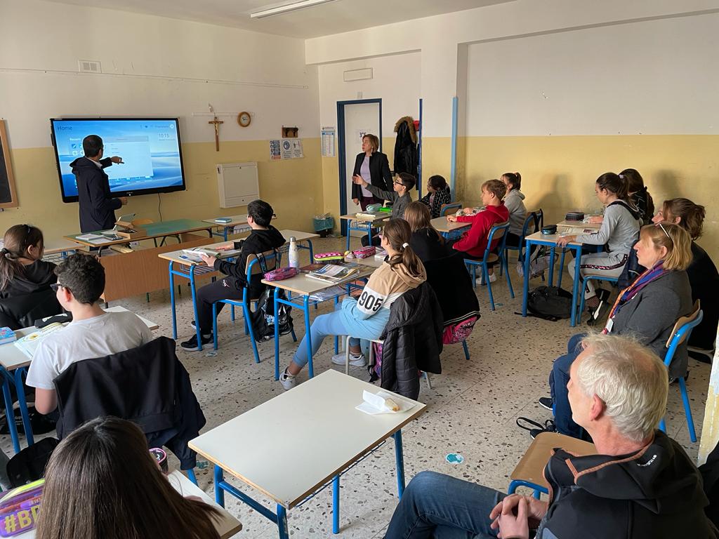 Austauschgruppe bei Erasmus+ in Italien